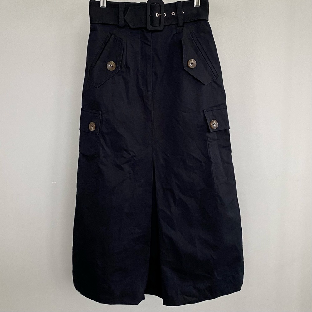 Zimmermann (sample) utility cargo midi skirt. 🖤